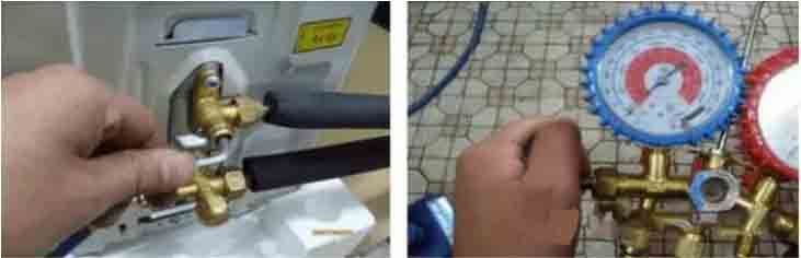 空氣能采暖機組如何抽真空 空氣能采暖機組如何抽真空